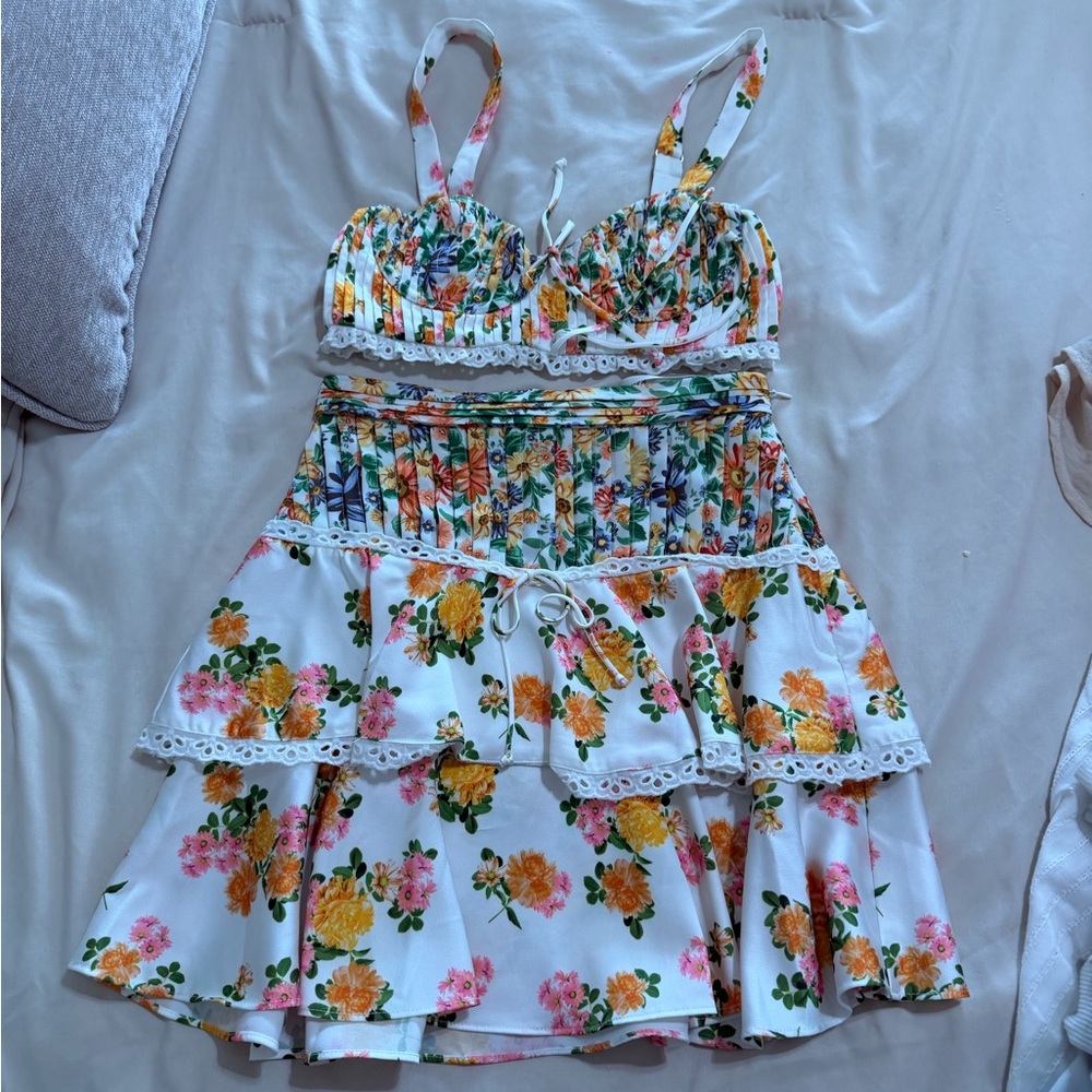 For Love And Lemons Women’s Floral Set